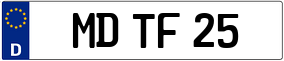 Truck License Plate